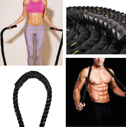 Fitness Weight-Bearing Triple-Strand Jumping Rope