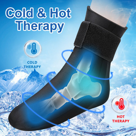Cold And Hot Compress Protective Gear Solid Gel Cooling Socks
